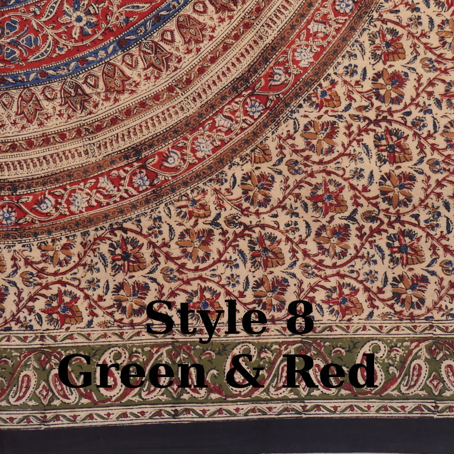 Printed Cotton Bed Cover - Queen Size