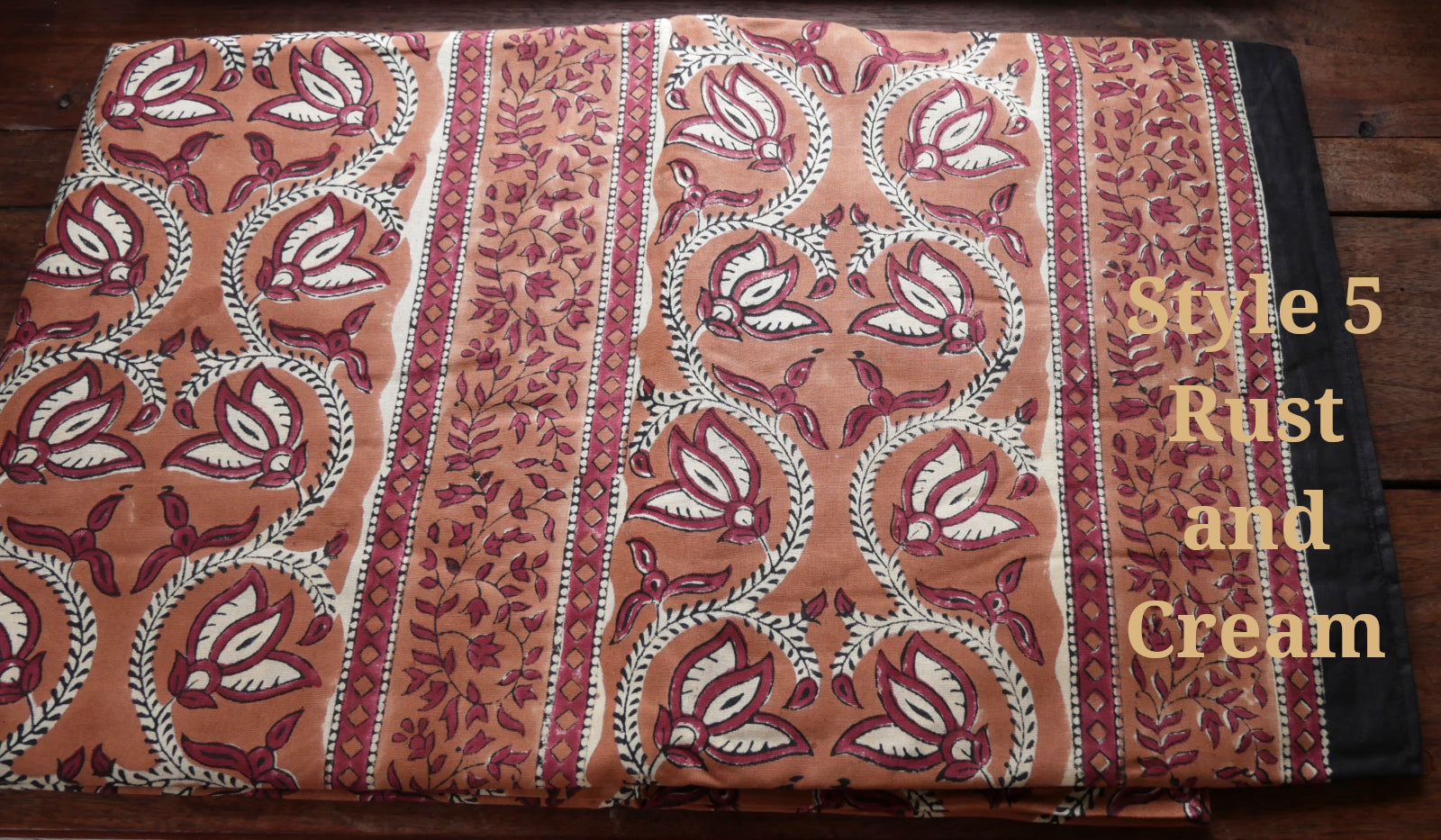 Printed Cotton Bed Cover - Full Size