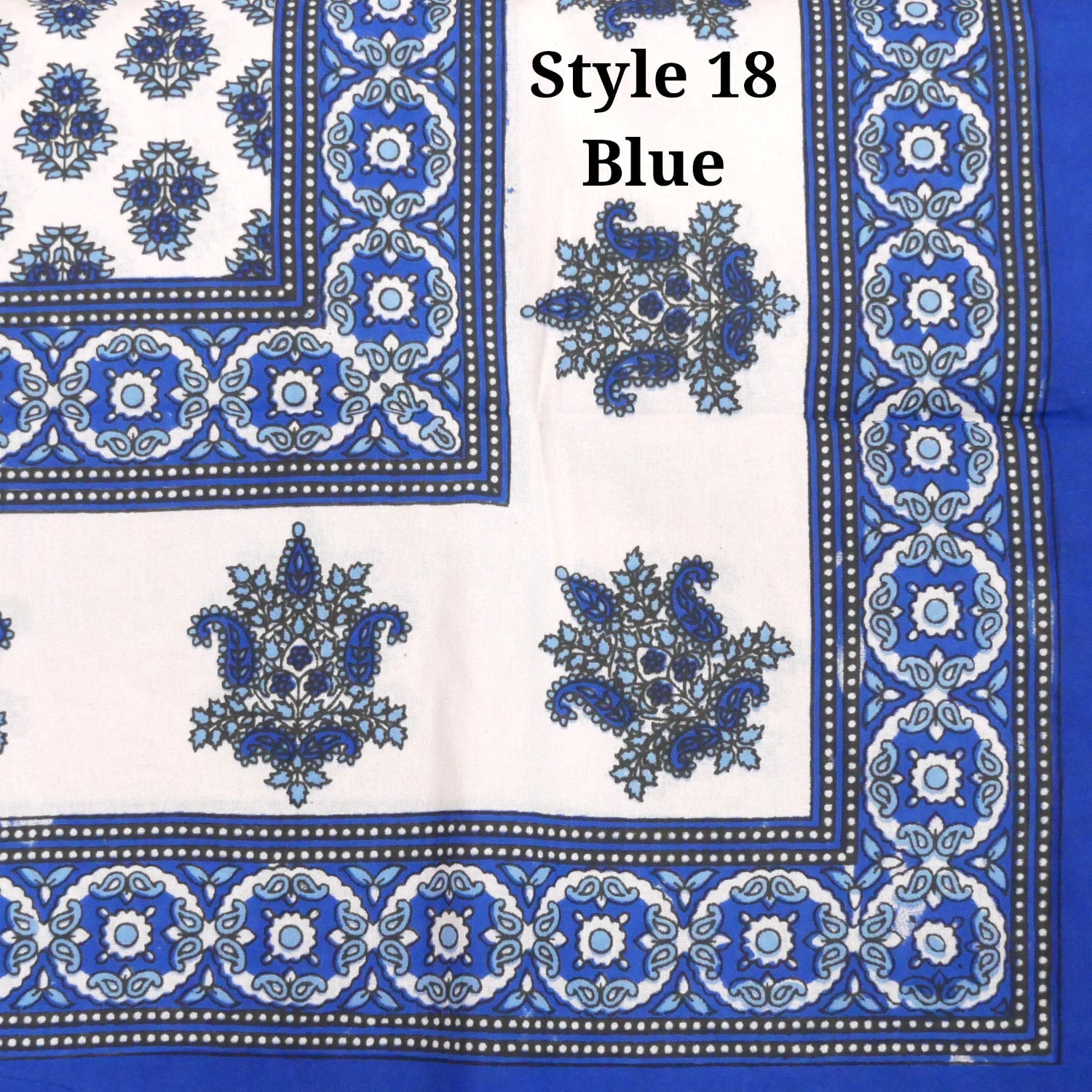 Printed Cotton Bed Cover - Full Size