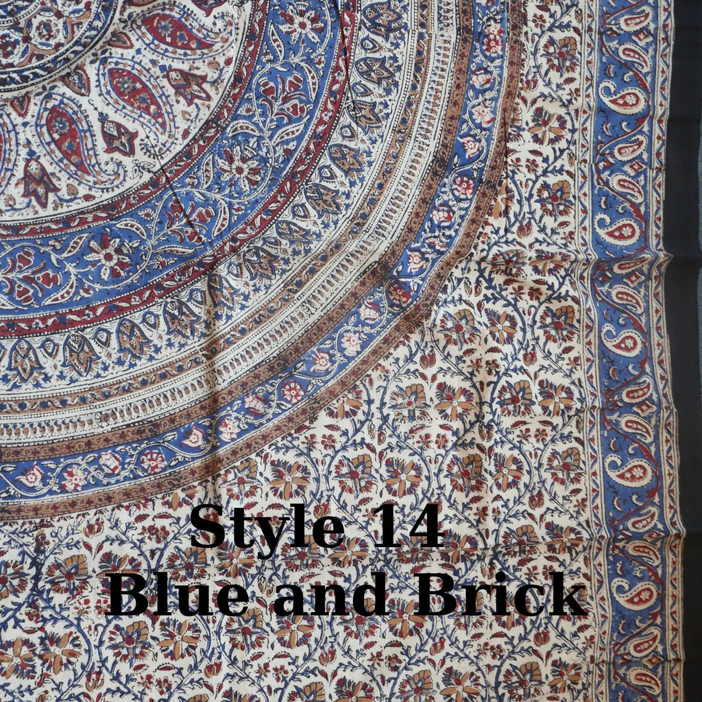 Printed Cotton Bed Cover - Queen Size